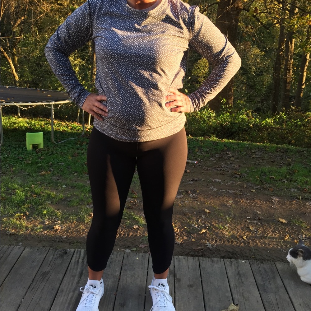Lululemon 7/8 Mesh leggingsSize 8🌝🌚